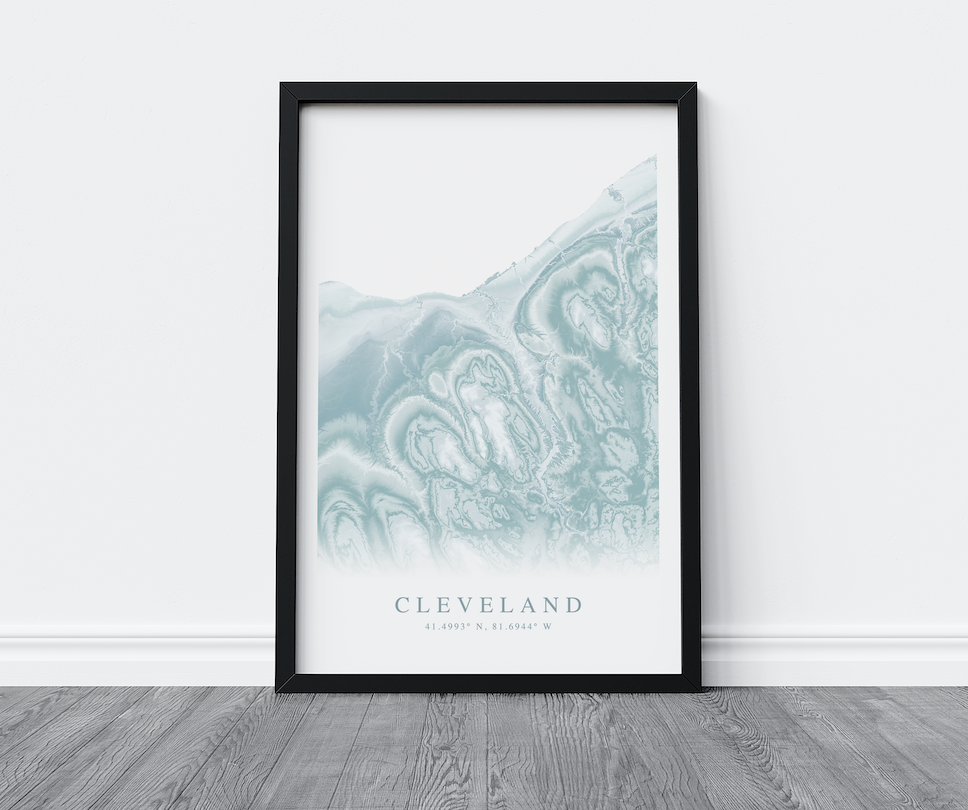 Cleveland Map Print