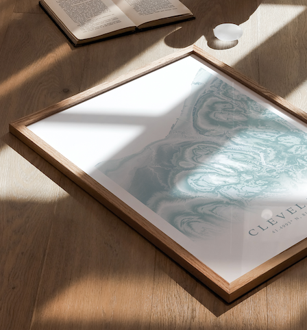 Cleveland Map Print
