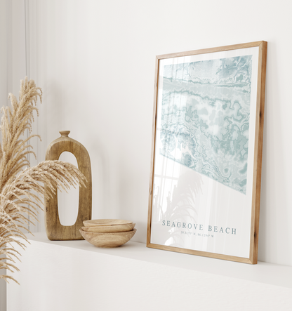 Seagrove Beach Map Print