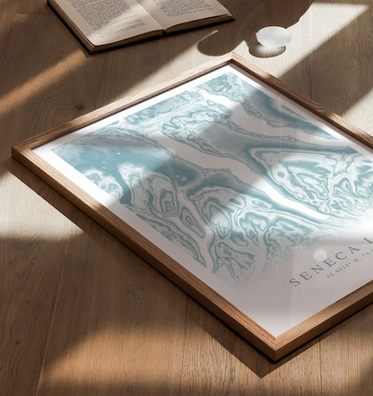 Seneca Lake Map Print