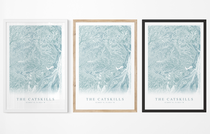 Catskills Map Print