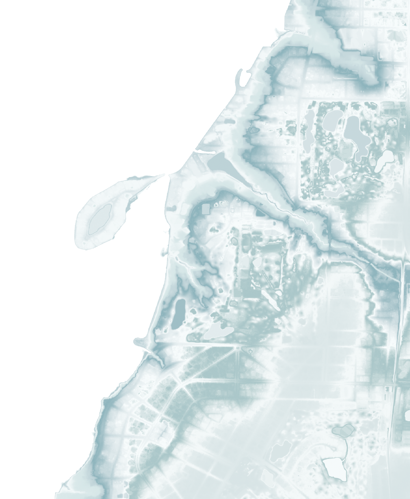 Belleair Map Print