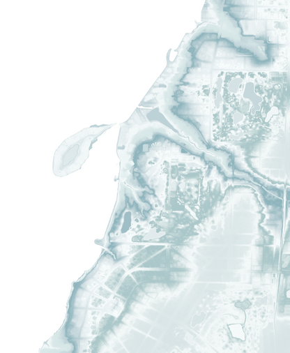 Belleair Map Print