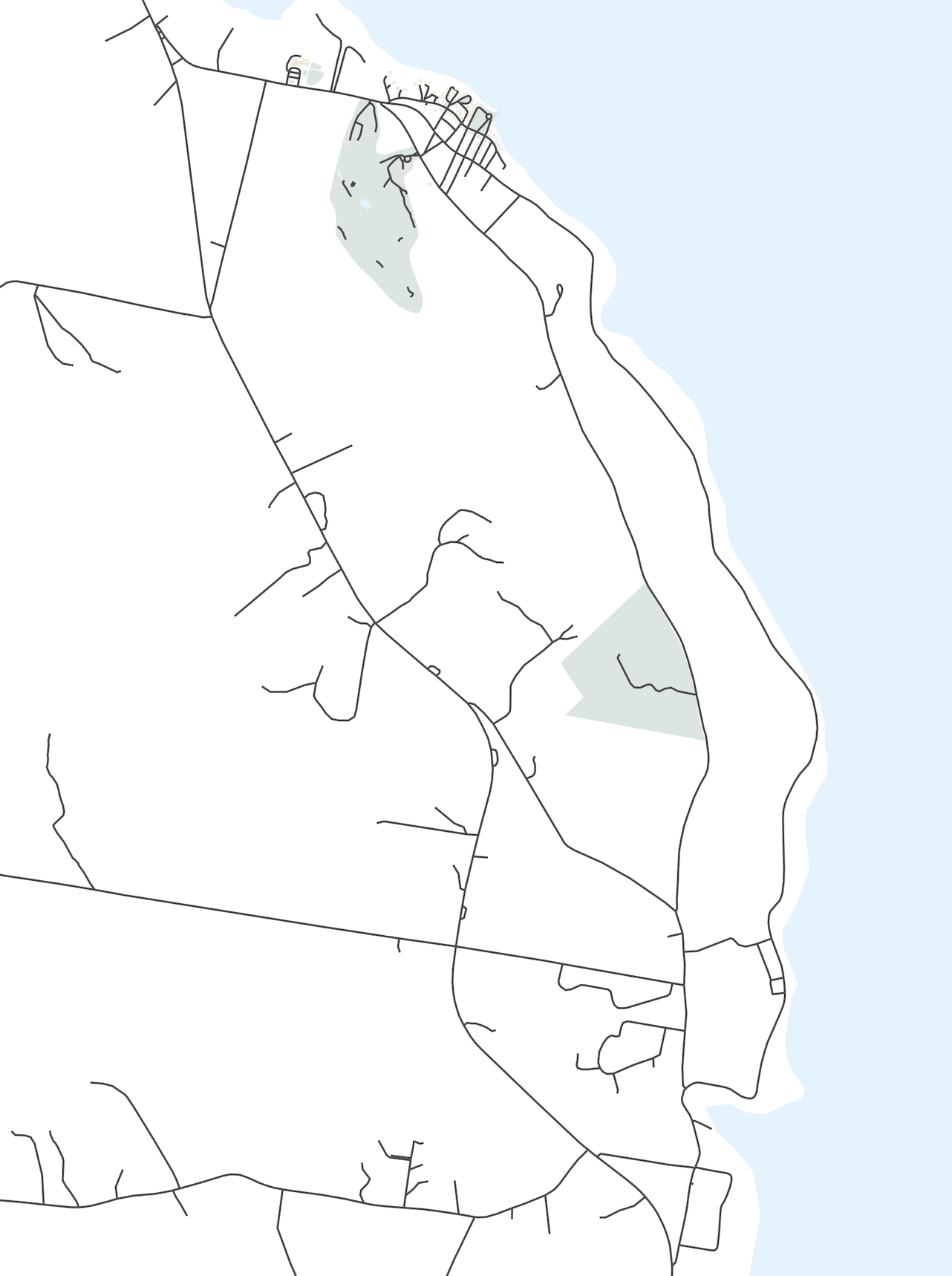 Northport ME Map Print