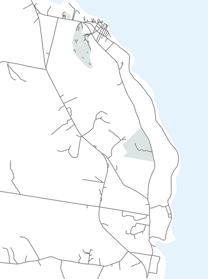 Northport ME Map Print