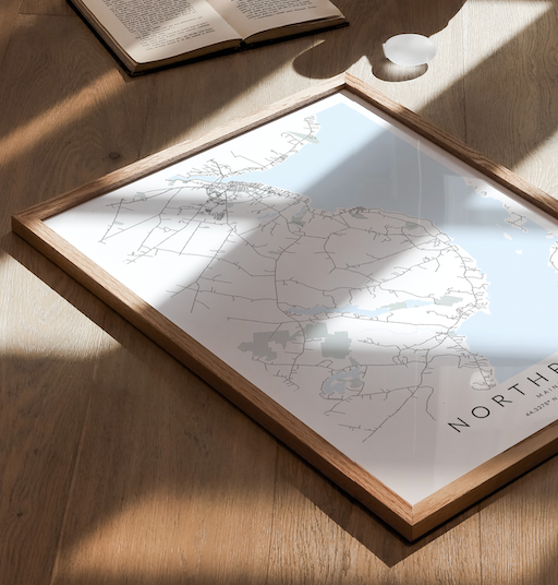 Northport ME Map Print