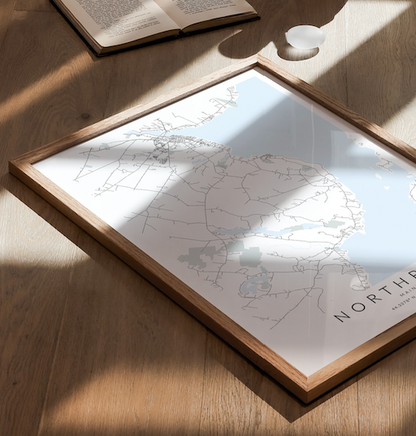 Northport ME Map Print