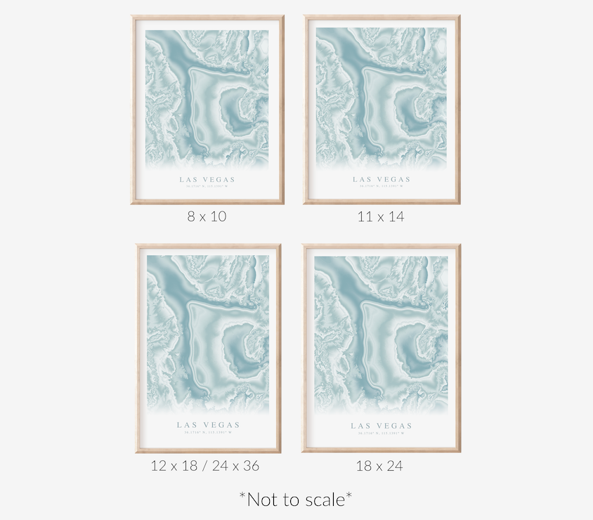 Las Vegas Map Print