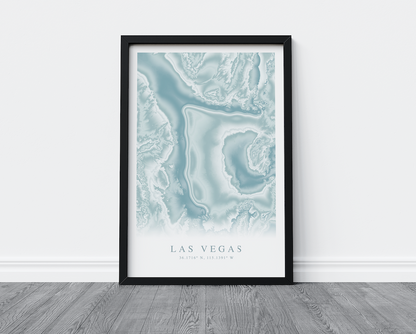 Las Vegas Map Print
