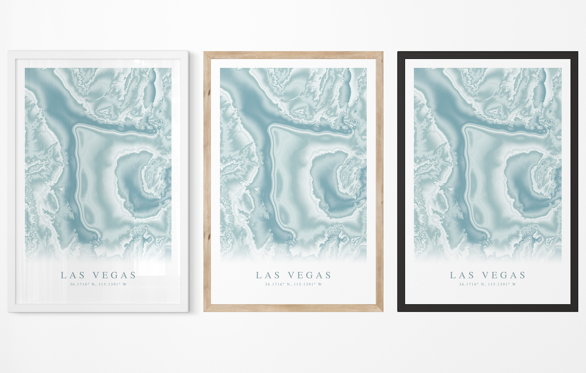Las Vegas Map Print