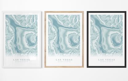 Las Vegas Map Print