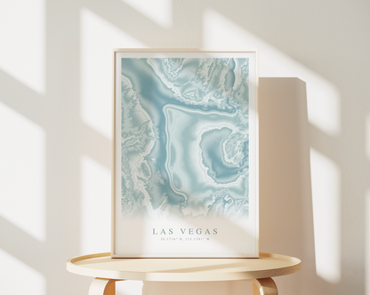 Las Vegas Map Print