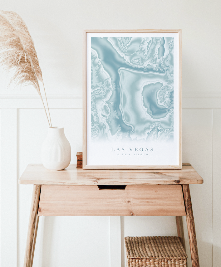 Las Vegas Map Print