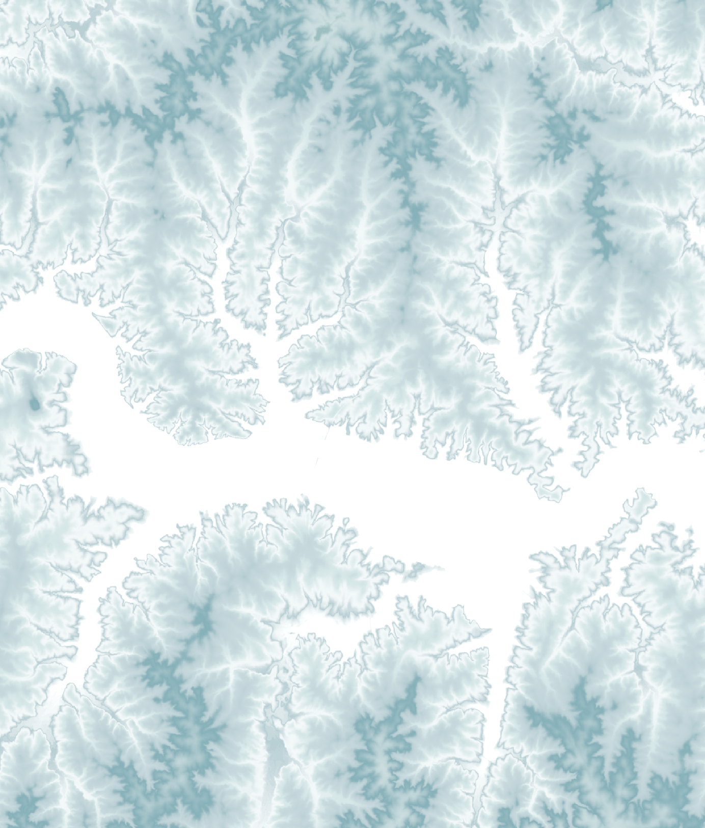 Lake Gaston Map Print