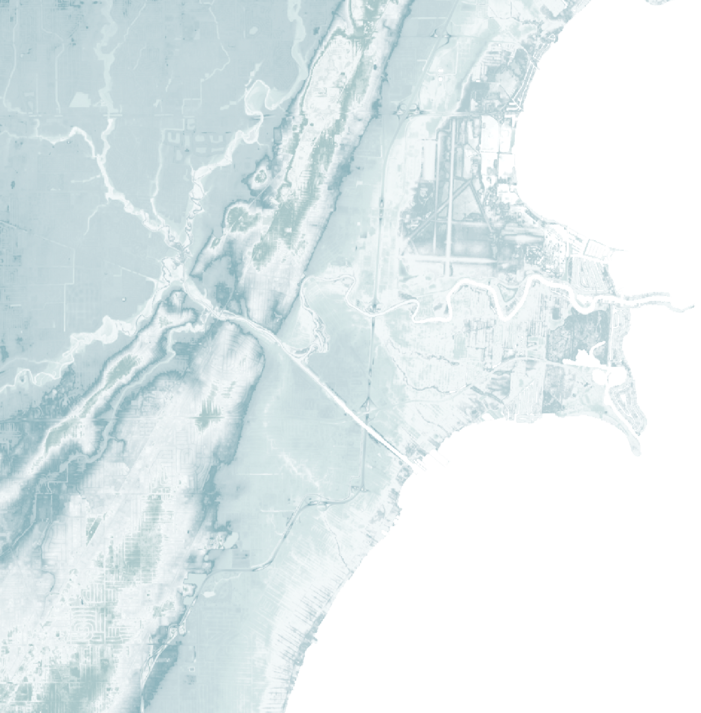 Lake St. Clair Map Print