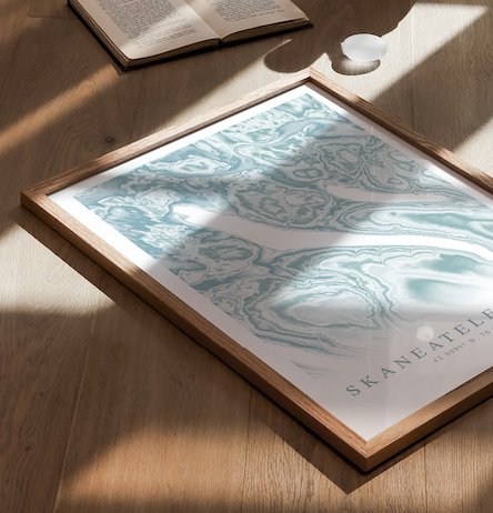 Skaneateles Lake Map Print