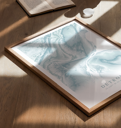 Detroit Map Print