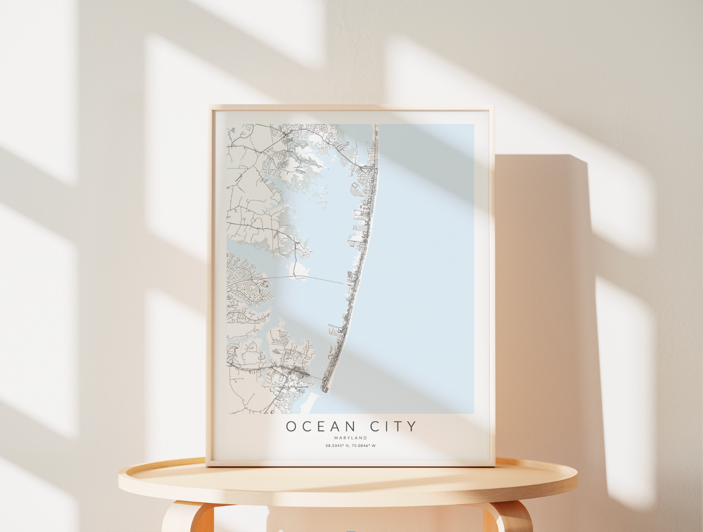 Ocean City MD Map Print