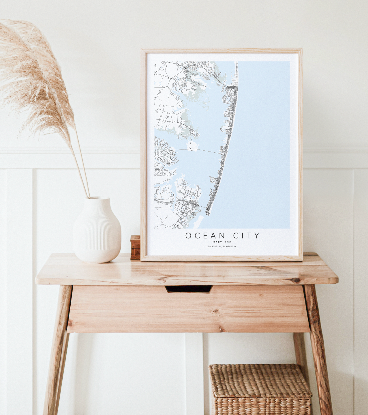 Ocean City MD Map Print