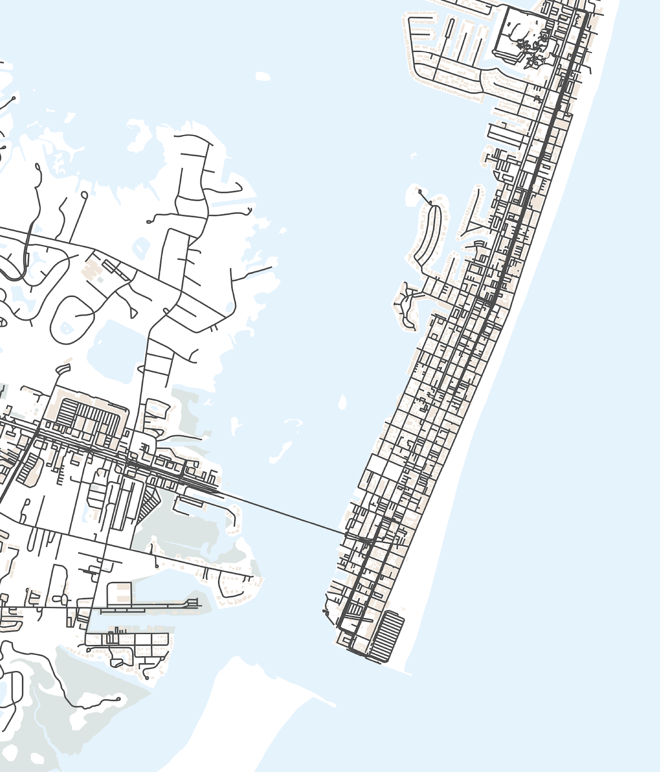 Ocean City MD Map Print