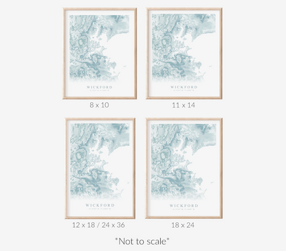 Wickford Map Print