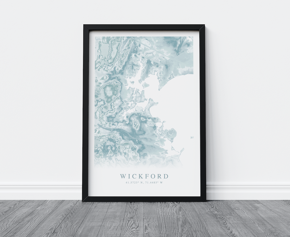 Wickford Map Print