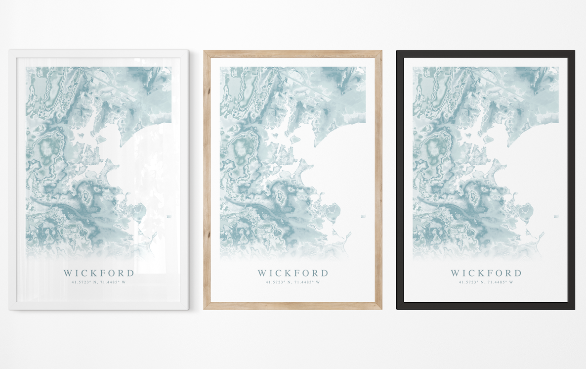Wickford Map Print