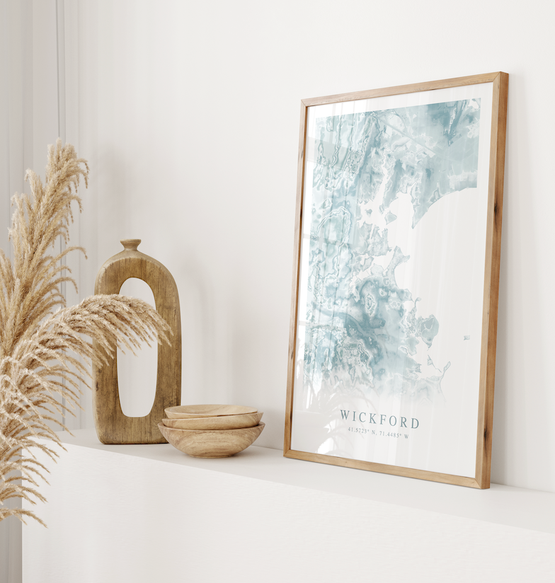 Wickford Map Print