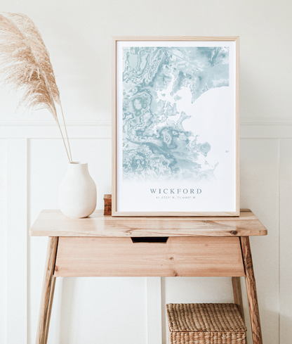 Wickford Map Print