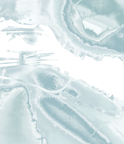 Sault Ste. Marie Map Print