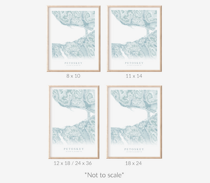 Petoskey Map Print