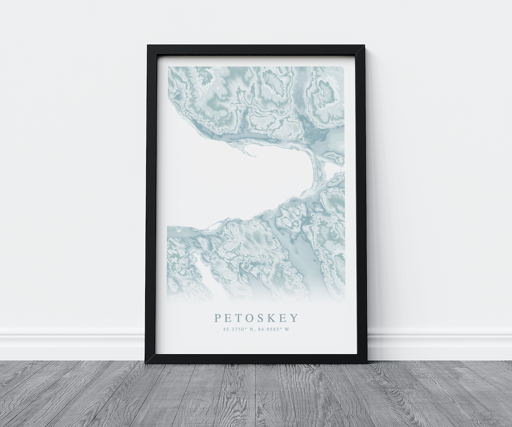 Petoskey Map Print