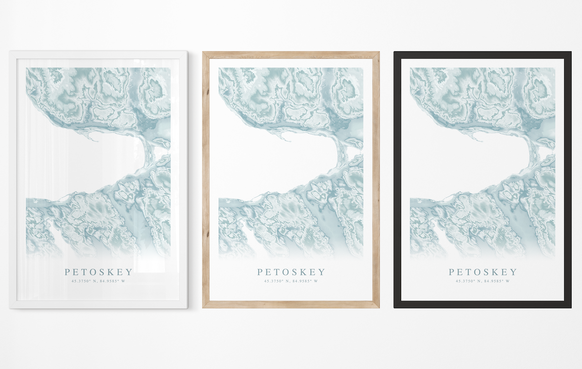 Petoskey Map Print