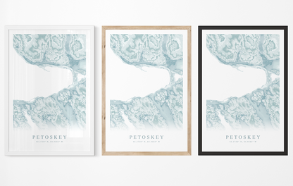 Petoskey Map Print