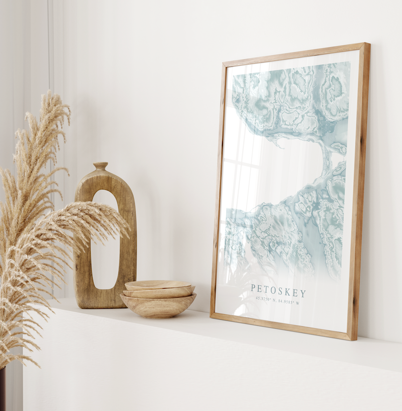 Petoskey Map Print