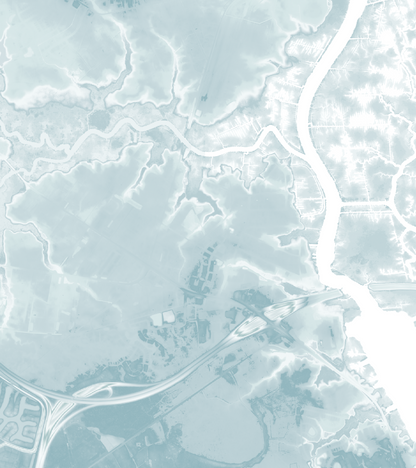Leland NC Map Print