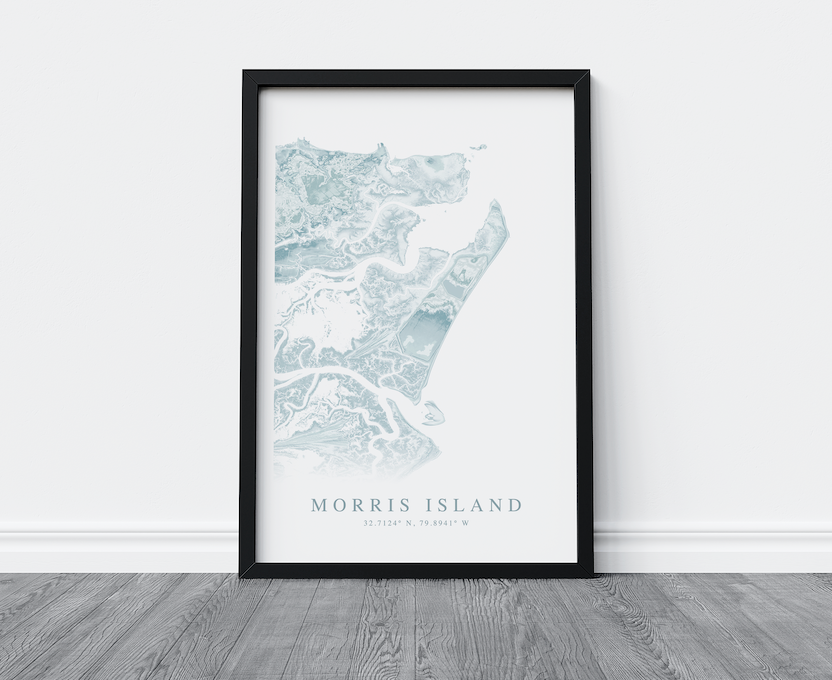 Morris Island SC Map Print