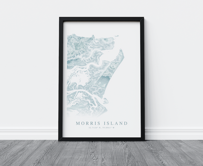 Morris Island SC Map Print