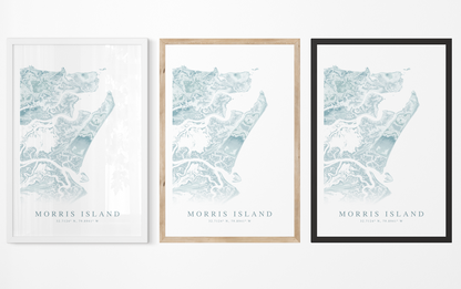 Morris Island SC Map Print