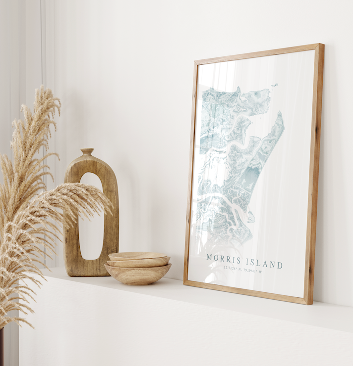 Morris Island SC Map Print