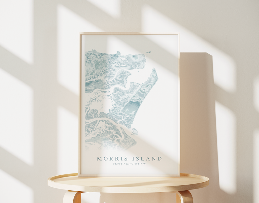 Morris Island SC Map Print