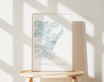 Morris Island SC Map Print