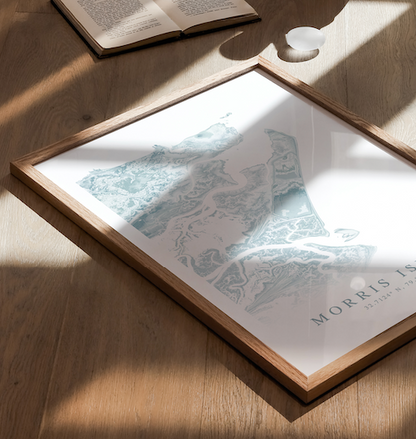Morris Island SC Map Print