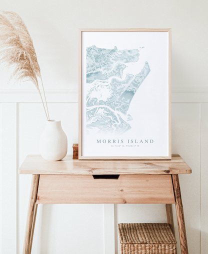 Morris Island SC Map Print