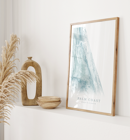 Palm Coast Map Print