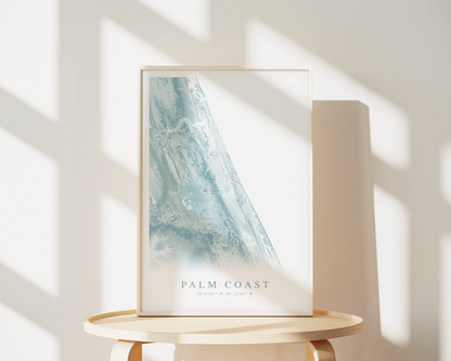 Palm Coast Map Print