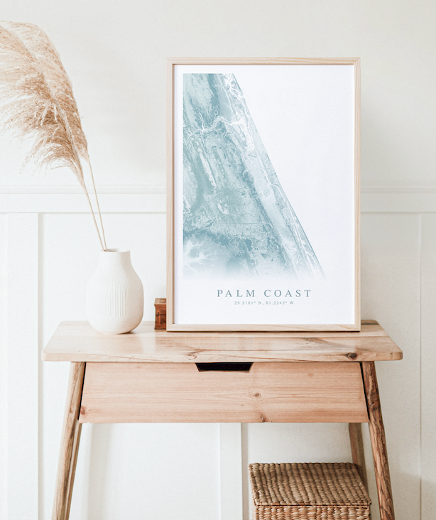 Palm Coast Map Print