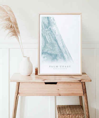 Palm Coast Map Print
