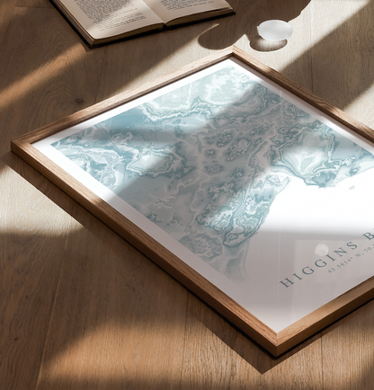 Higgins Beach ME Map Print