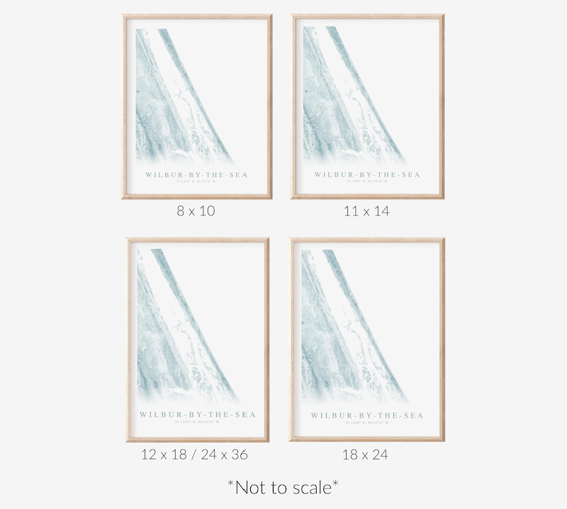 Wilbur-by-the-Sea Map Print